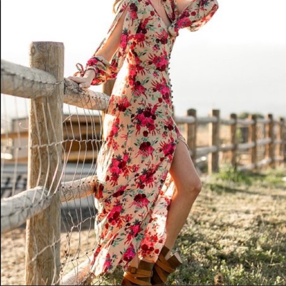 Joyfolie Floral Enid Dress